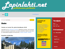 Tablet Screenshot of lapinlahti.net
